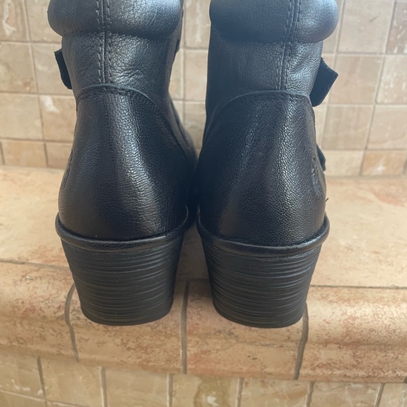 Fly London leather wedge boots size 42, NWT - Picture 4 of 9